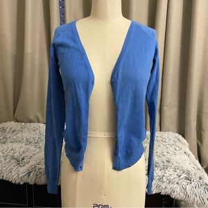 Blue vintage y2k cardigan with button details Size 6